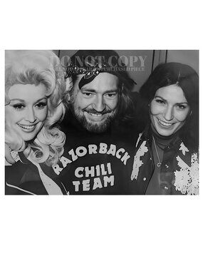 Willie Nelson | Dolly Parton | Loretta Lynn | 11 X 15 Photograph | Country Music